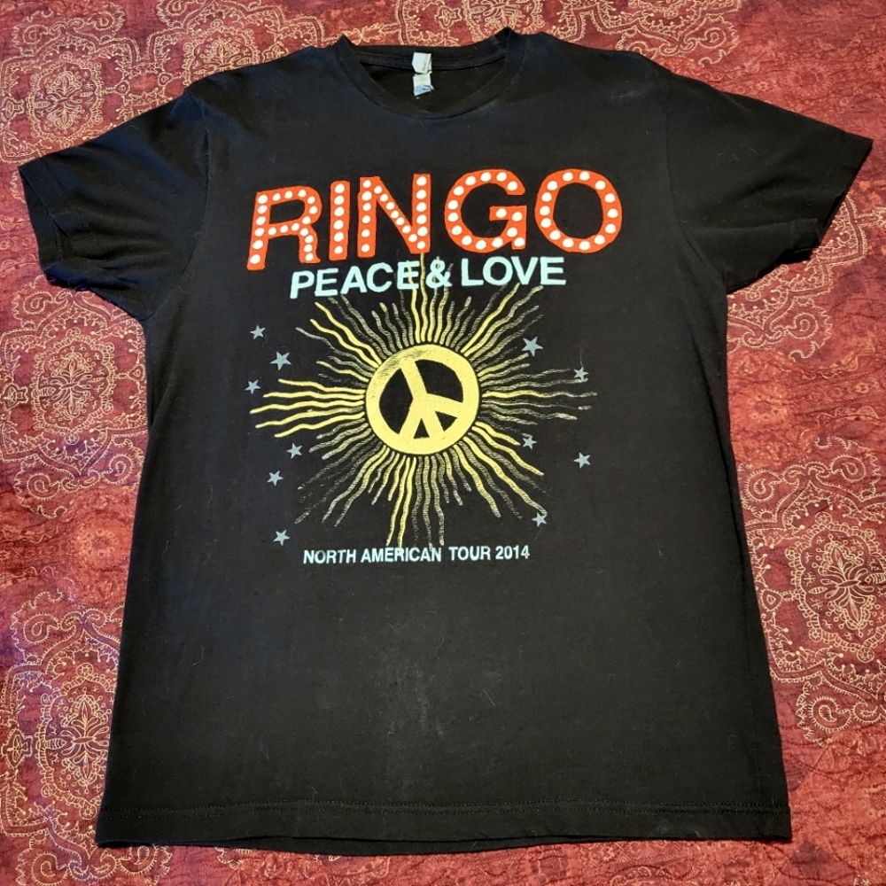 Ringo Starr All Star Band Concert Tee. Size Small.